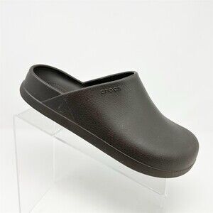 Crocs Dylan Clog Unisex Adults Brown Slip-On Mule Clogs Casual Workwear M8 W10